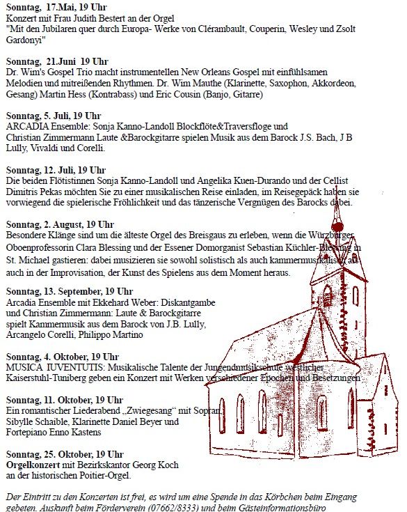 Konzertprogramm 2022